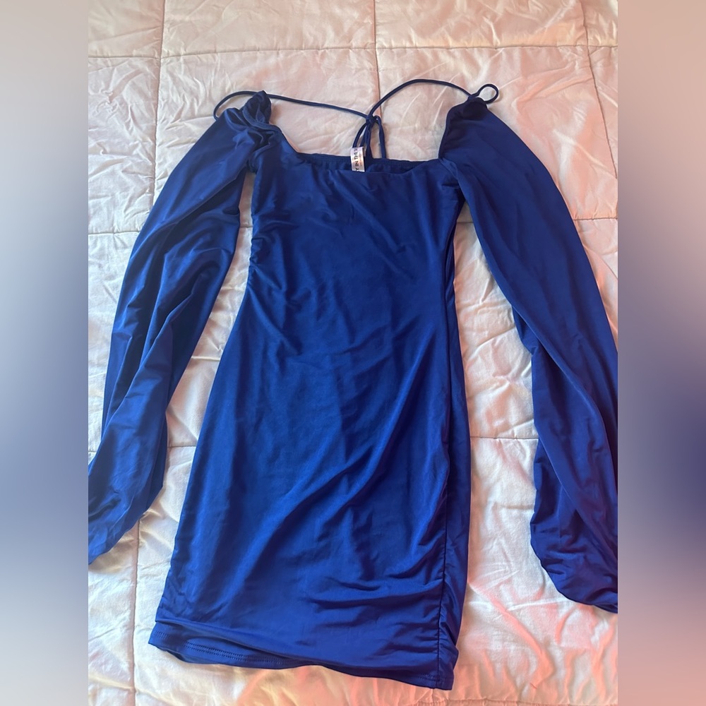 Royal blue lucy in the sky dress brand new